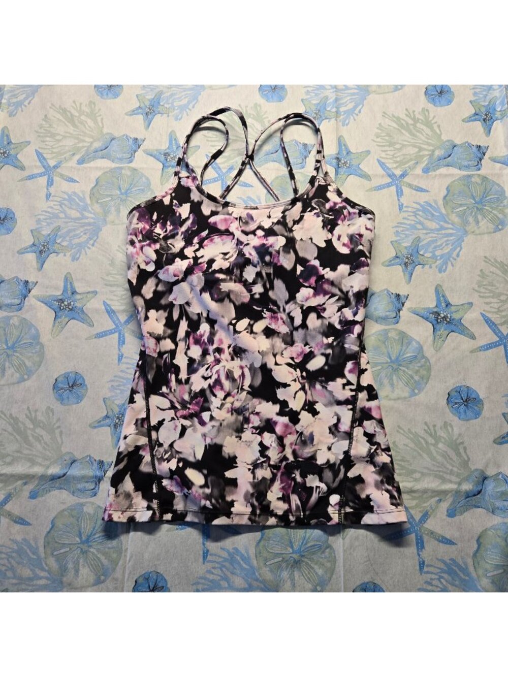 Gaiam Shine Stretchy Active Bra Tank Top Women's Sz S (SKU 26-0221)